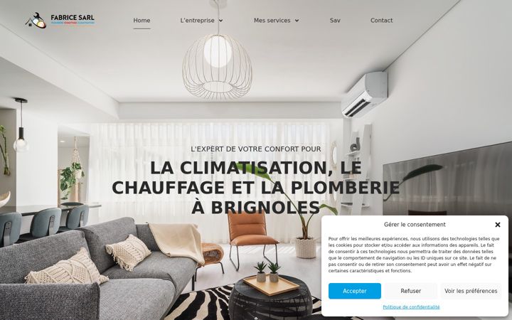 Screenshot of fabricesarl.fr