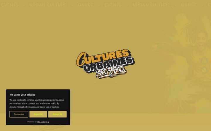 Screenshot of fabrici-culturesurbaines.com