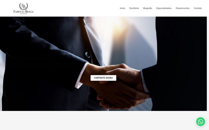 Screenshot of fabriciobraga.adv.br