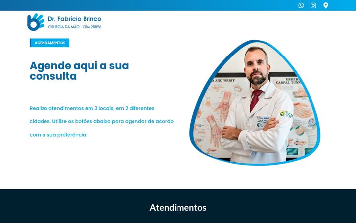 Screenshot of fabriciobrinco.com.br
