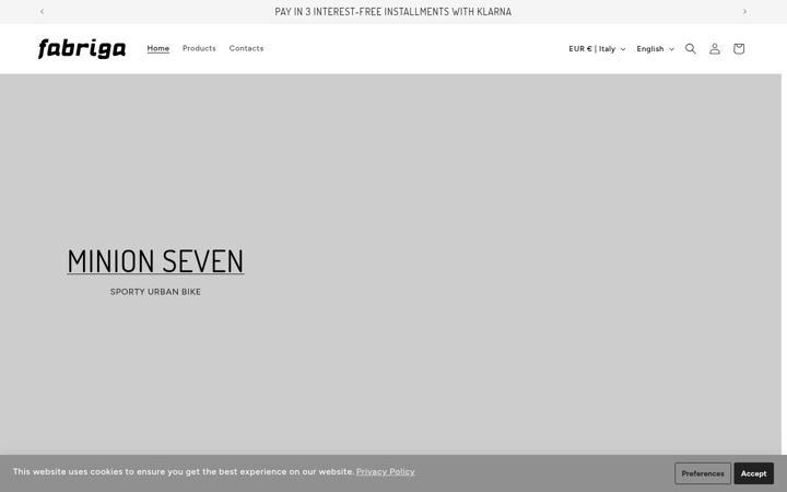 Screenshot of fabriga.it