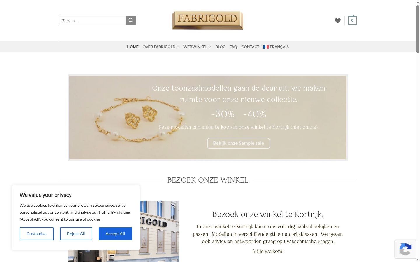 Screenshot tal-banner tal-kunsens muri qabel kwalunkwe interazzjoni