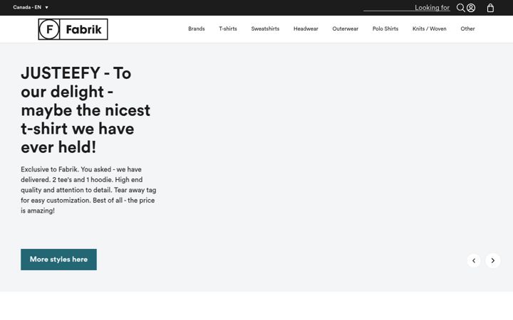 Screenshot of fabrik.ca