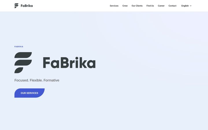Screenshot of fabrika.cz