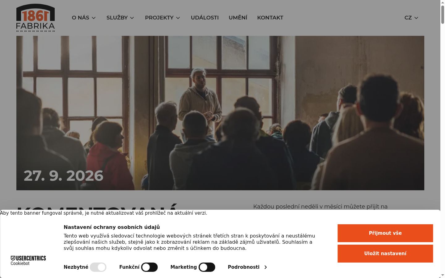 Screenshot van de toestemmingsbanner zoals getoond vóór enige interactie