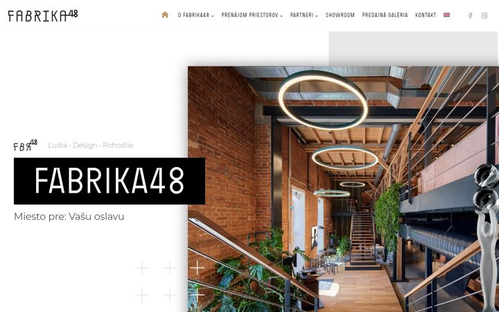 Screenshot von fabrika48.sk