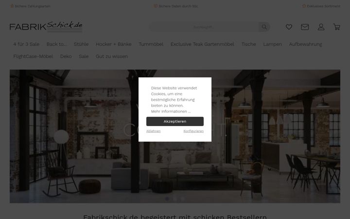 Skærmbillede af fabrikschick.de