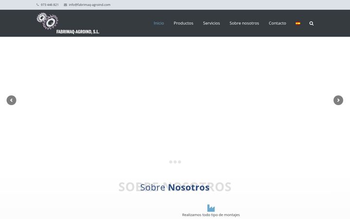 Screenshot of fabrimaq-agroind.com