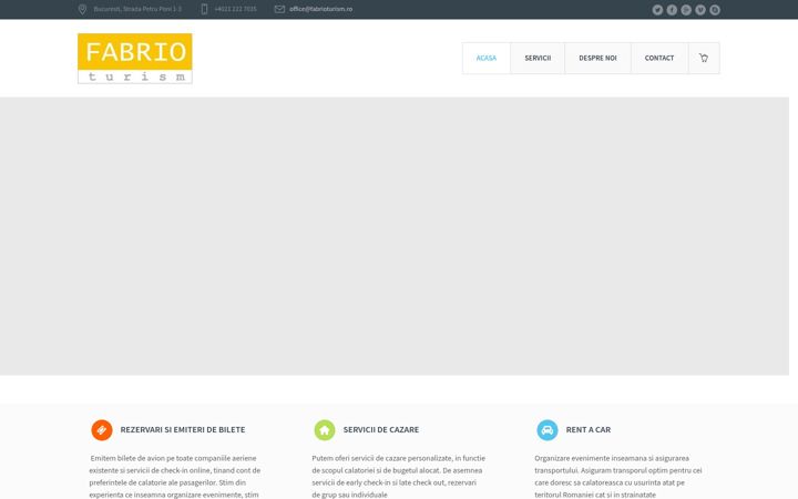 Screenshot of fabrioturism.ro