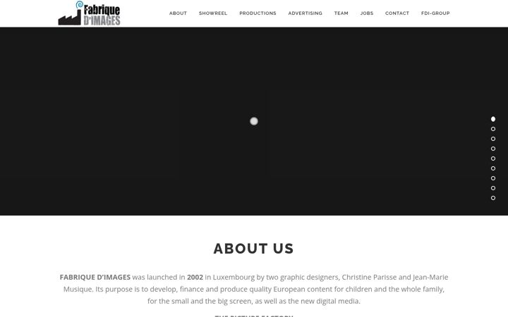 Screenshot of fabrique-d-images.com