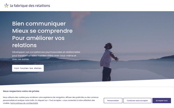 Screenshot of fabrique-des-relations.com