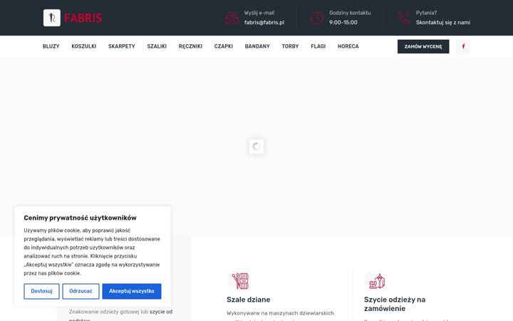 Screenshot of fabris.pl