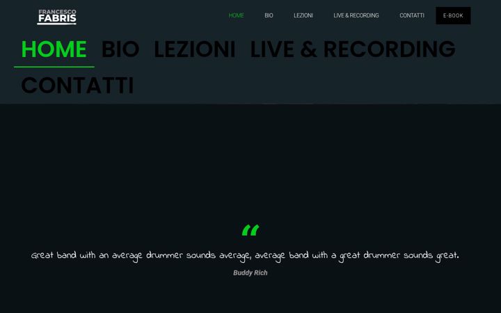Screenshot of fabrisfrancesco.com