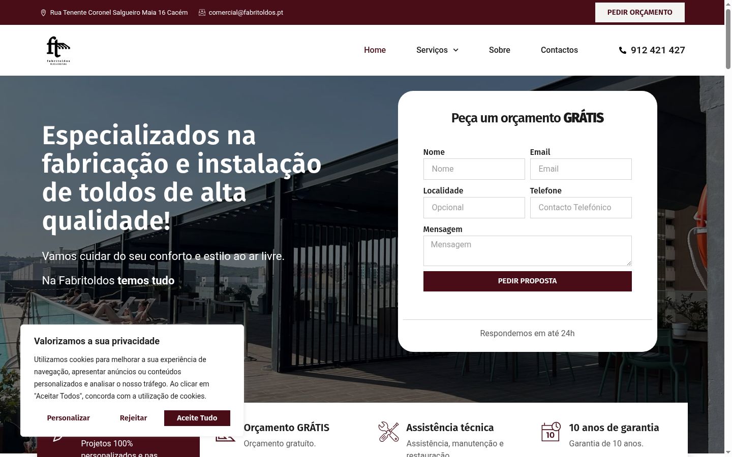 Screenshot tal-banner tal-kunsens muri qabel kwalunkwe interazzjoni