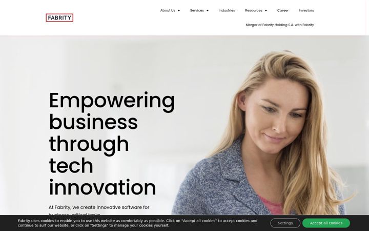 Screenshot of fabrity.com