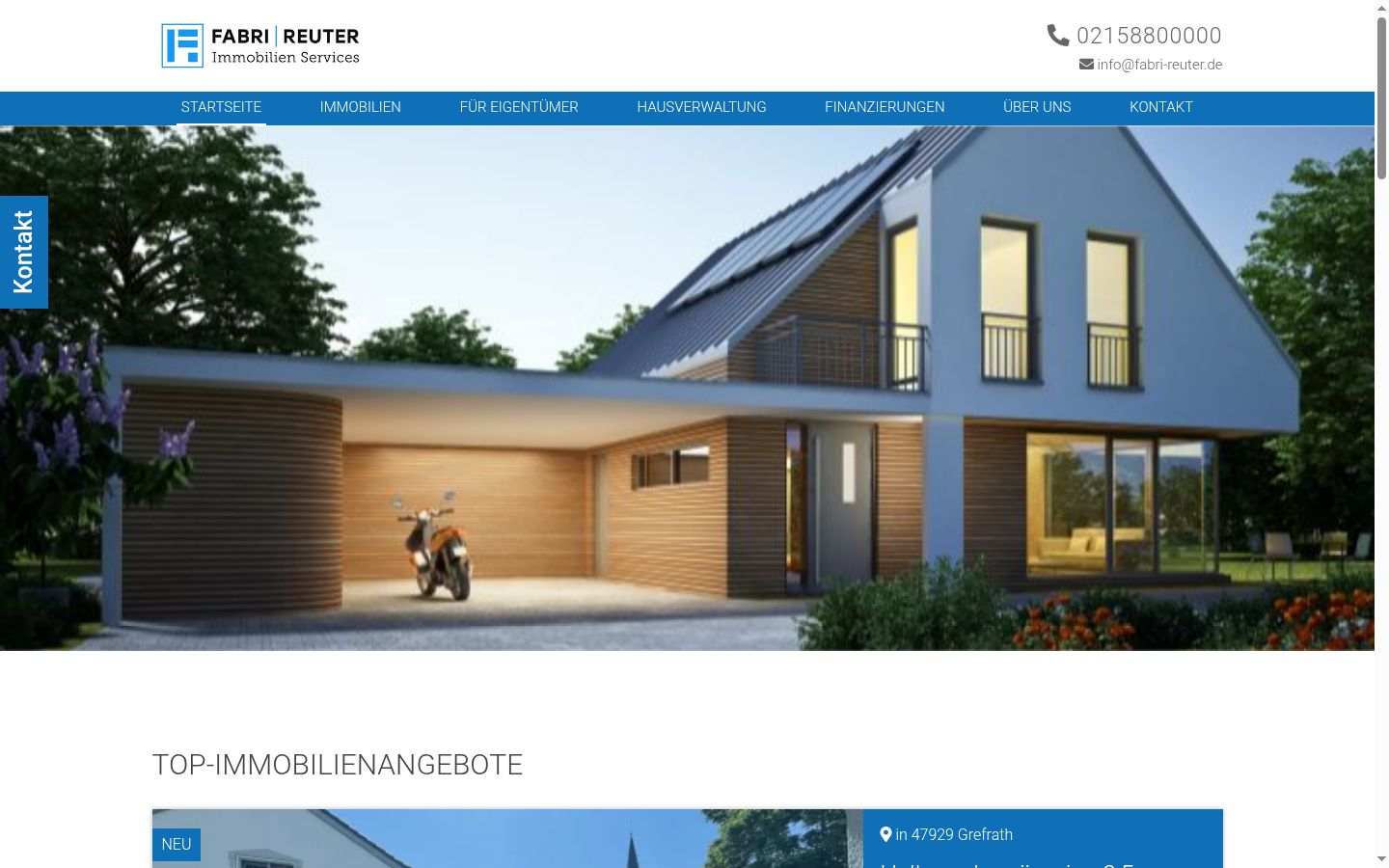 Screenshot des Einwilligungsbanners vor jeglicher Interaktion