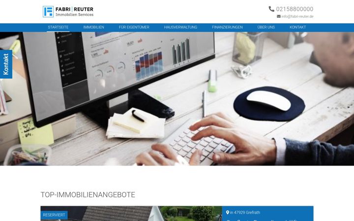 Screenshot of fabriundreuter.de