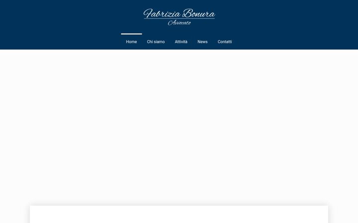 Screenshot of fabriziabonura.it