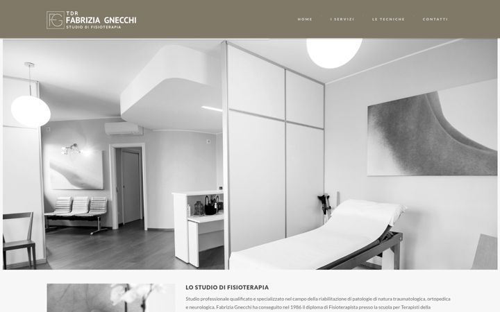 Screenshot of fabriziagnecchi.it