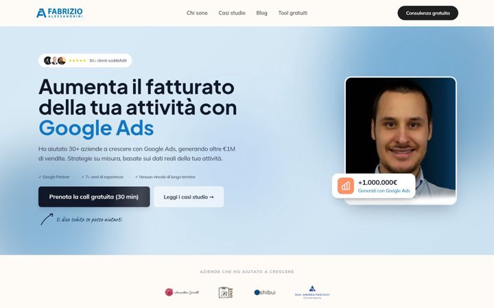 Screenshot of fabrizioalessandrini.it