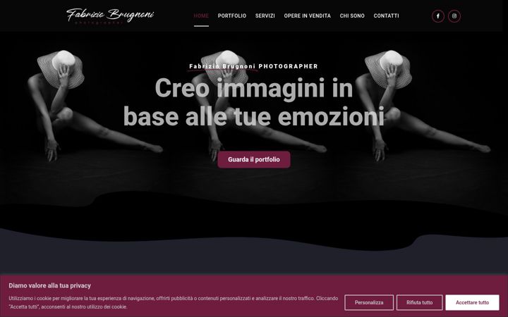 Screenshot of fabriziobrugnoni.com