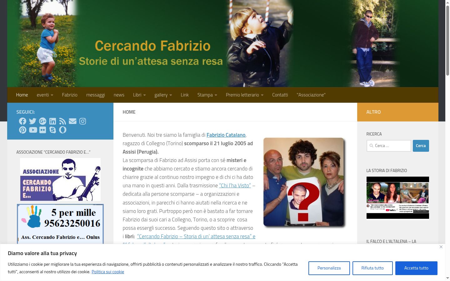 Screenshot tal-banner tal-kunsens muri qabel kwalunkwe interazzjoni