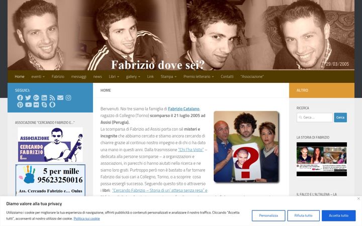 Screenshot ta' fabriziocatalano.it