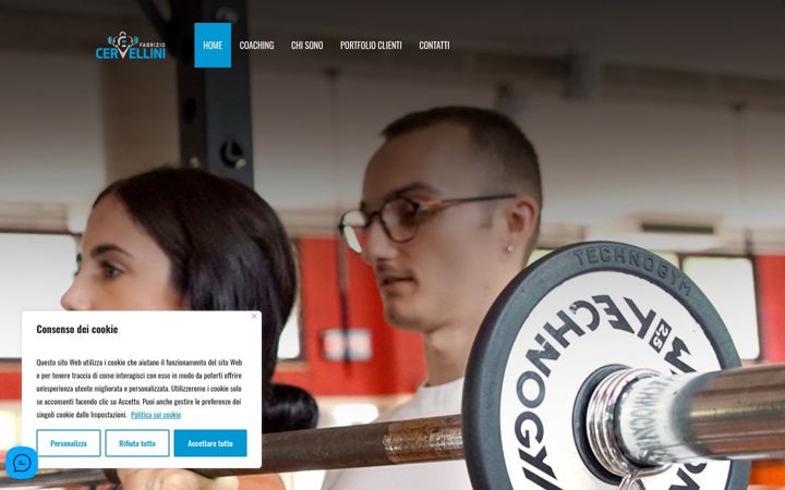 Screenshot of fabriziocervellini.it
