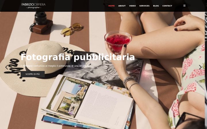 Screenshot of fabriziocirfiera.com