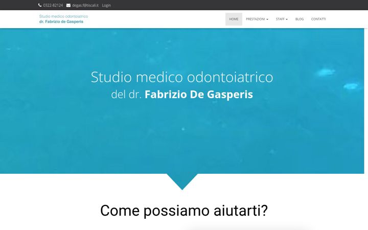 Screenshot ta' fabriziodegasperis.it