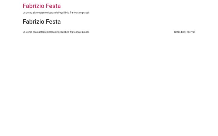 Screenshot of fabriziofesta.com