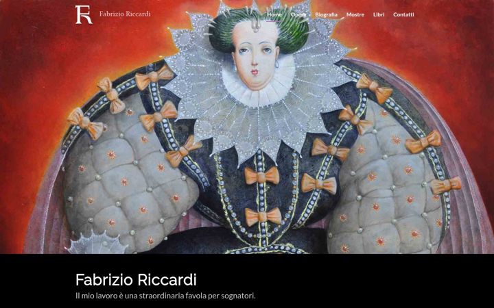 Screenshot ta' fabrizioriccardi.it