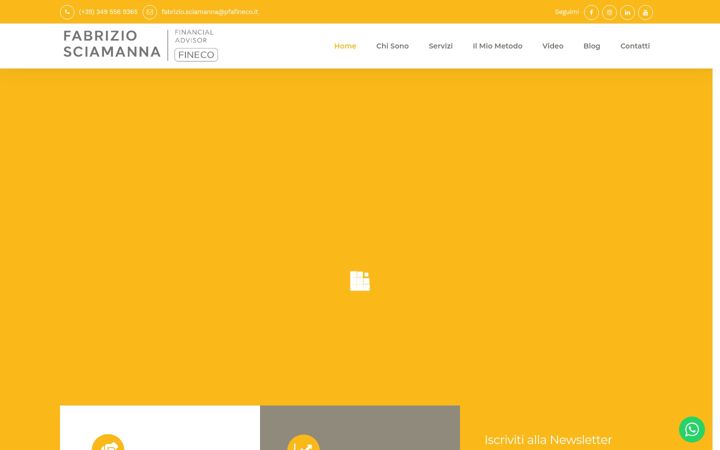 Screenshot ta' fabriziosciamanna.it