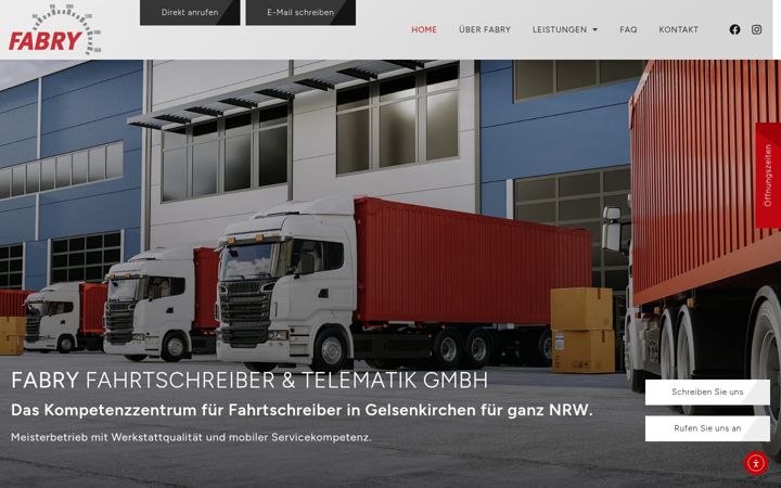 Skærmbillede af fabry-gmbh.de