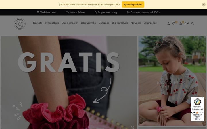 Screenshot of fabrykabodziakow.pl
