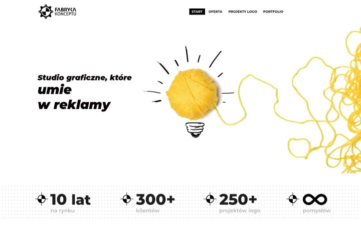 Screenshot of fabrykakonceptu.pl