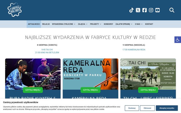 Screenshot of fabrykakultury.pl