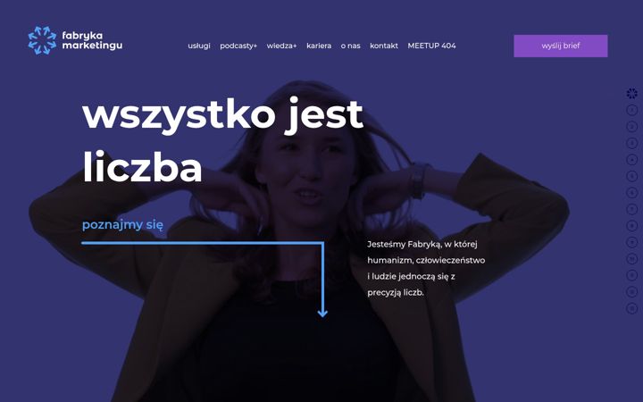 Screenshot of fabrykamarketingu.pl