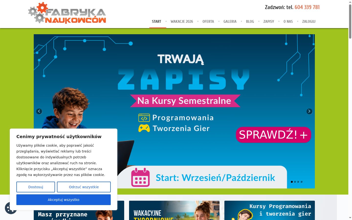Screenshot van de toestemmingsbanner zoals getoond vóór enige interactie