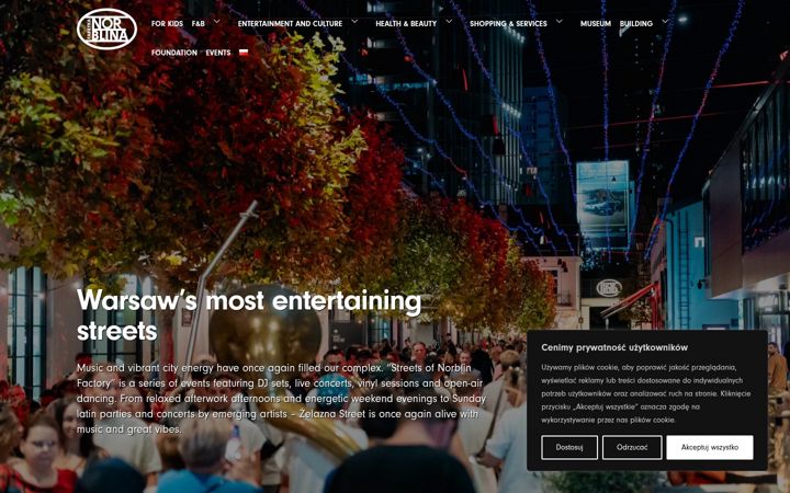 Screenshot of fabrykanorblina.pl