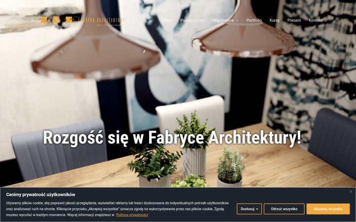 Screenshot of fabrykarchitektury.pl