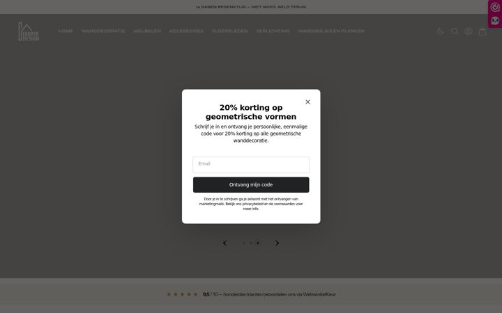 Screenshot of fabrykdesign.nl
