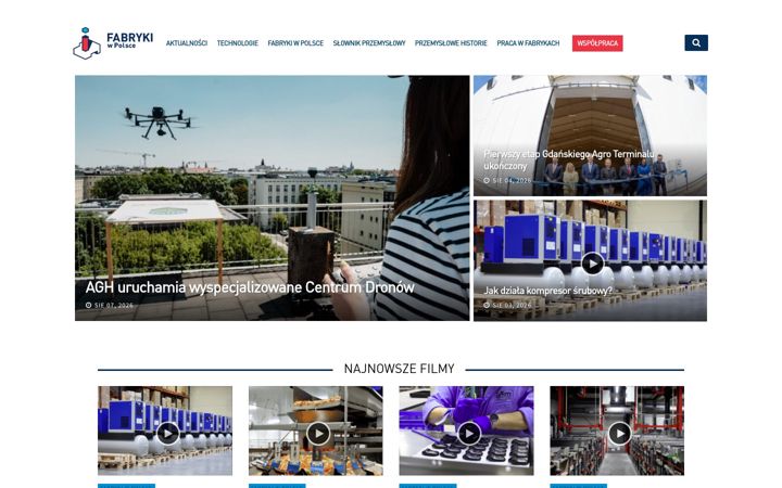 Screenshot of fabrykiwpolsce.pl