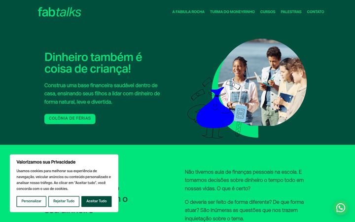 Screenshot of fabtalks.com.br