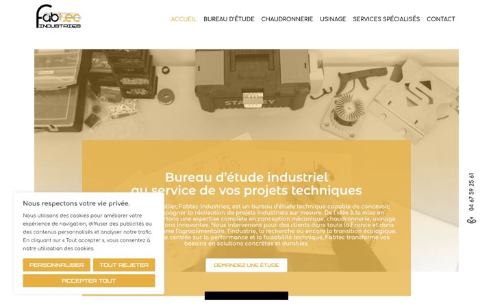 Screenshot of fabtec.fr