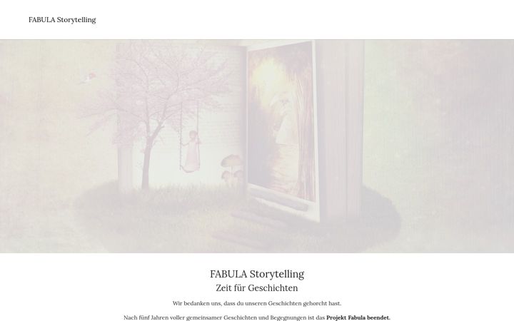 Screenshot of fabula-storytelling.ch