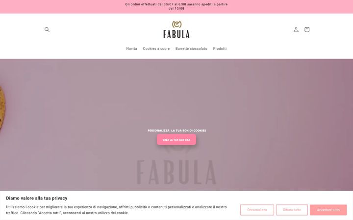 Screenshot of fabulastore.it