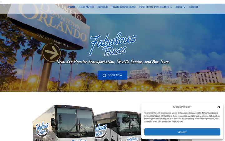 Screenshot ta' fabulousbuses.net