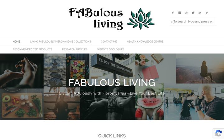 Screenshot of fabulousliving.org