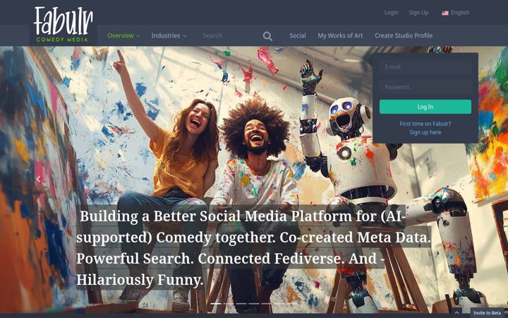 Screenshot of fabulr.com